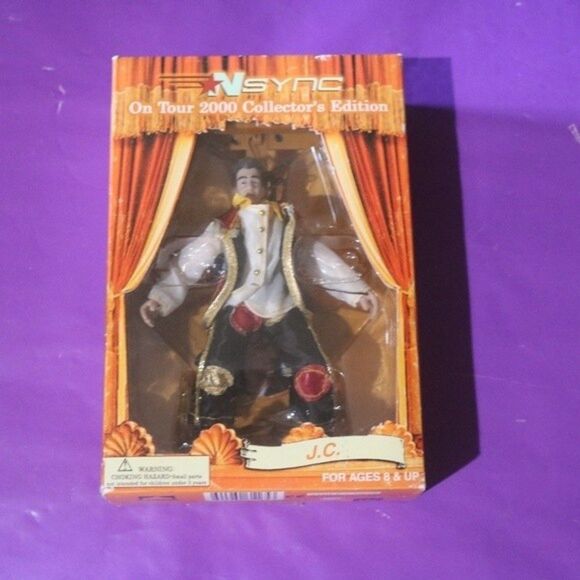NIB NSYNC J.C. On Tour 2000 Collector’s Edition Marionette Doll - Picture 1 of 2